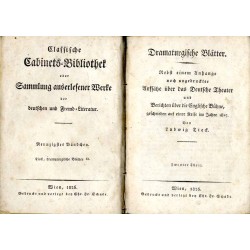 Dramaturgische Blätter: Nebst einem Anhange noch ungedruckter Aufsätze über das deutsche Theater und Berichten über die englisch