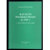 Katalog polskiej prasy do 1939 r. w zbiorach Muzeum Chorzowskiego