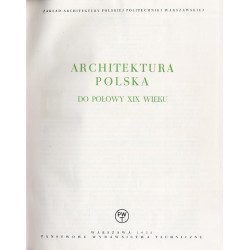 Architektura polska do połowy XIX wieku