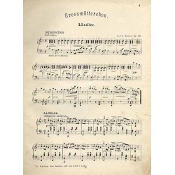 Grossmütterchen. Ländler. Op. 20