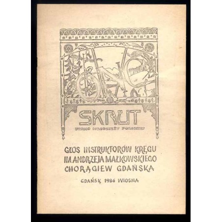ONC. [Ojczyzna. Nauka. Cnota]. Głos Instruktorów Kręgu im. Andrzeja Małkowskiego Chorągiew Gdańska. Wiosna 1986
