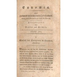 Eunomia. Eine Zeitschrift des neunzehnten Jahrhunderts. Von einer Gesselschaft von Gelehrten Anzeiger der Eunomia. [Konwolut 8