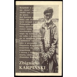 Zbigniew Karpiński [wystawa] Muzeum Narodowe we Wrocławiu, maj - czerwiec 1988