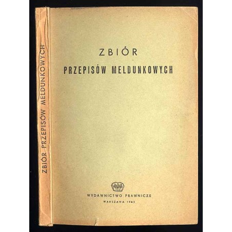 Zbiór przepisów meldunkowych