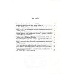 Studia Bibliologiczne. T.10 (1997): Prace ofiarowane Profesorowi Bronisławowi Zysce