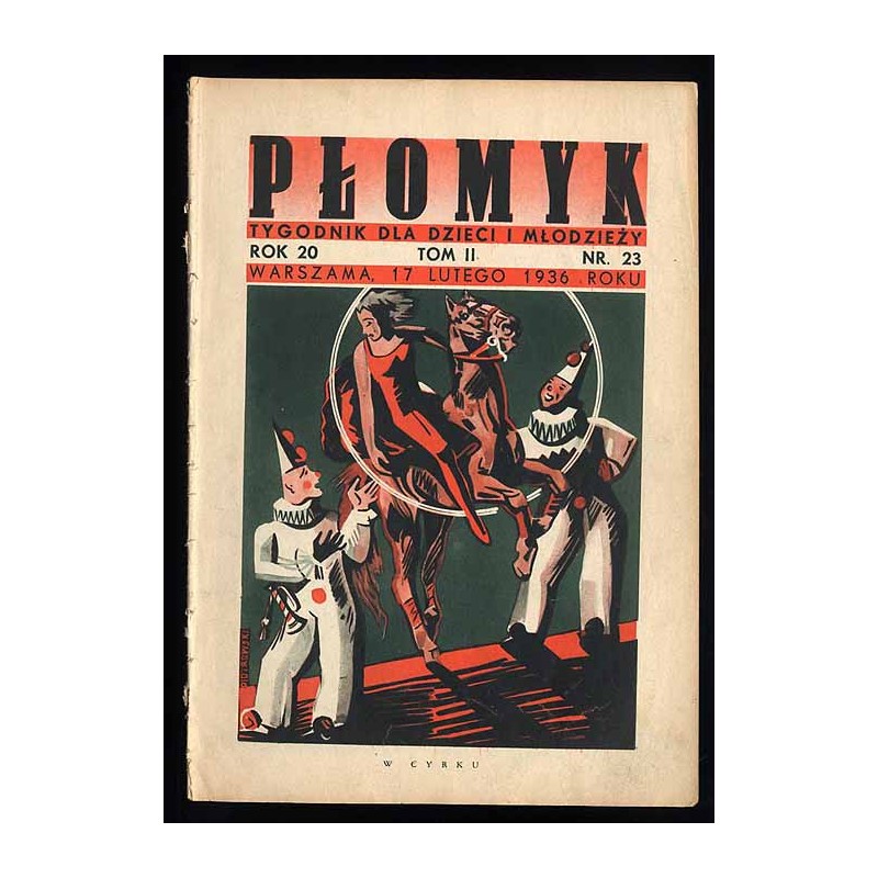 Płomyk. Tygodnik dla dzieci i młodzieży. R.20 (1936). T.2. Nr 23 (17 lutego 1936)