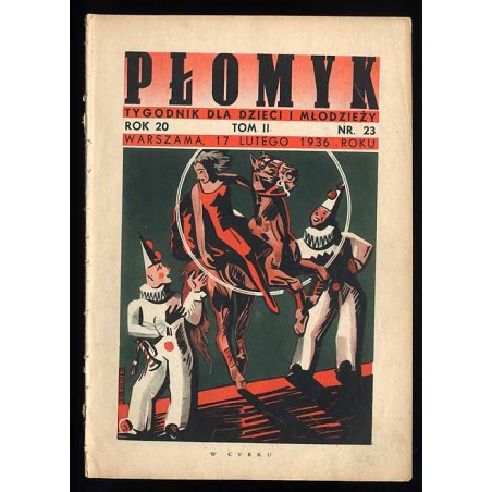 Płomyk. Tygodnik dla dzieci i młodzieży. R.20 (1936). T.2. Nr 23 (17 lutego 1936)