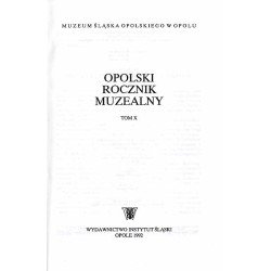 Opolski Rocznik Muzealny. T. 10 (1992)