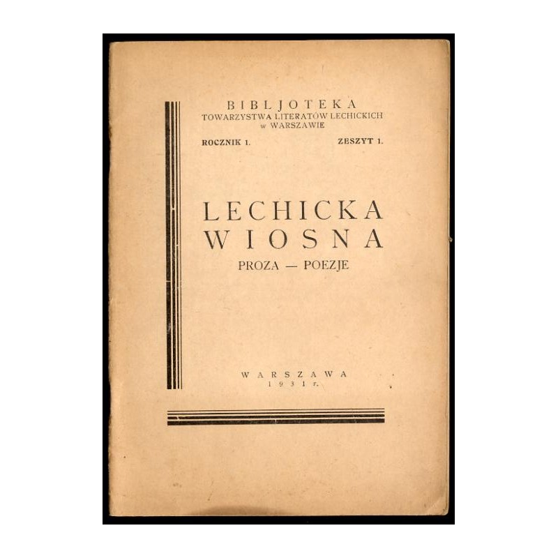 Lechicka wiosna. Proza-poezja