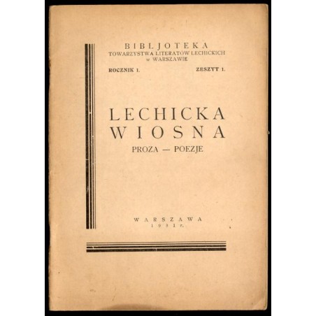 Lechicka wiosna. Proza-poezja