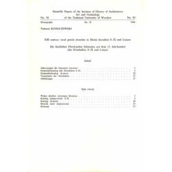 Wiejskie kościoły parafialne XIII wieku na Śląsku [...]. 4vol