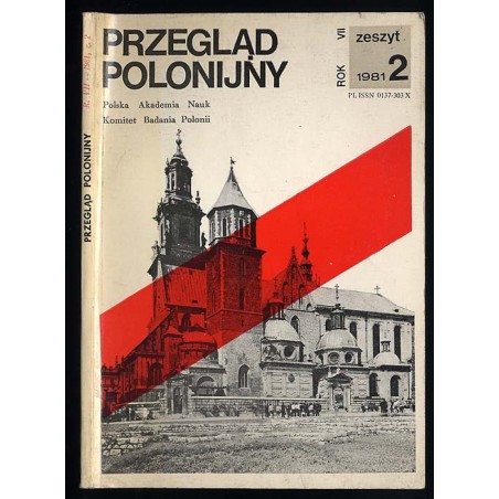 Przegląd Polonijny. Kwartalnik. R.7 (1981). Z.2 (20)