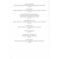 Oporów. Stan badań. Materiały sesji naukowej zorganizowanej z okazji 50. rocznicy Muzeum w Oporowie 22 listopada 1999 roku
