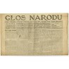 Głos Narodu. R.25 (1917). Nr 218 (16 września 1917). Wydanie poranne