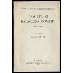 Pamiętniki Ignacego Domejki (1831-1838)