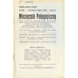 Miesięcznik Pedagogiczny. Pismo poświęcone sprawom szkoły powszechnej. Organ Związkowego Nauczycielstwa Szkół Powszechnych w Woj