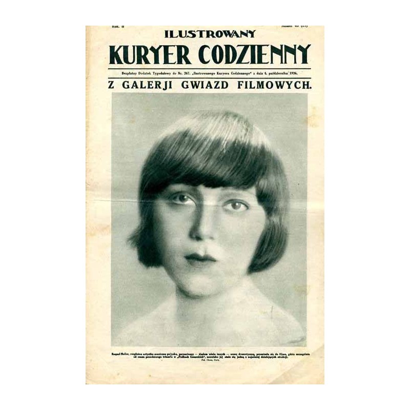 Ilustrowany Kurier Codzienny. Bezpłatny dodatek tygodniowy "Ilustrowanego Kuriera Codziennego" do nr 267. R.2 (1926). Nr 40 (89)