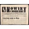 Nowiny Codzienne. Pismo poświęcone sprawom ludu polskiego na Śląsku Opolskim. R.24 (1934). Nr 190 (23 sierpnia 1934)