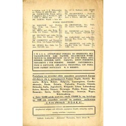 Polski Antykwariat "Lamus Heraldyczny", Warszawa, Wierzbowa 6 [...] (1937). Katalog Nr 12 (listopad 1937). Okazyjna sprzedaż rza