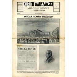 Kurjer Warszawski. Niedzielny dodatek ilustrowany. R.113 (1933). Do Nr 57 (26 lutego 1933) / Teatr Wielki / Rarańcza