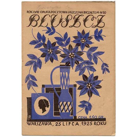 Bluszcz. Pismo tygodniowe ilustrowane dla kobiet. R.58 (1925). Nr 30 (25 lipca 1925)