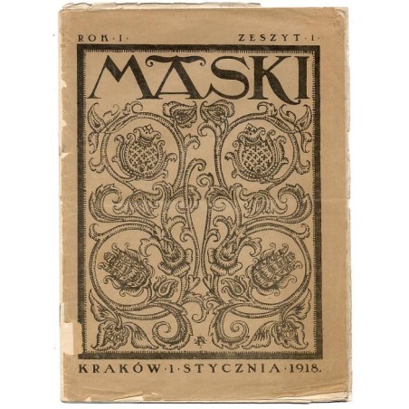 Maski. Literatura, sztuka i satyra. R.1 (1918). Z.1 (1 stycznia 1918)