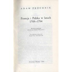 Francja i Polska w latach 1789-1794