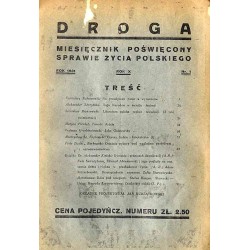 Droga. Miesięcznik poświęcony sprawie życia polskiego. R.10 (1931). Nr 1