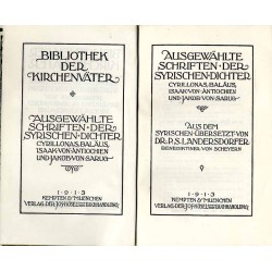 Bibliothek der Kirchenväter. Eine Auswahl Patristischer Werke in deutscher übersetzung. Reihe 1. B. 6: Ausgewählte Schriften der