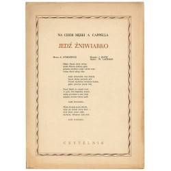 Jedź, żniwiarko... na chór męski