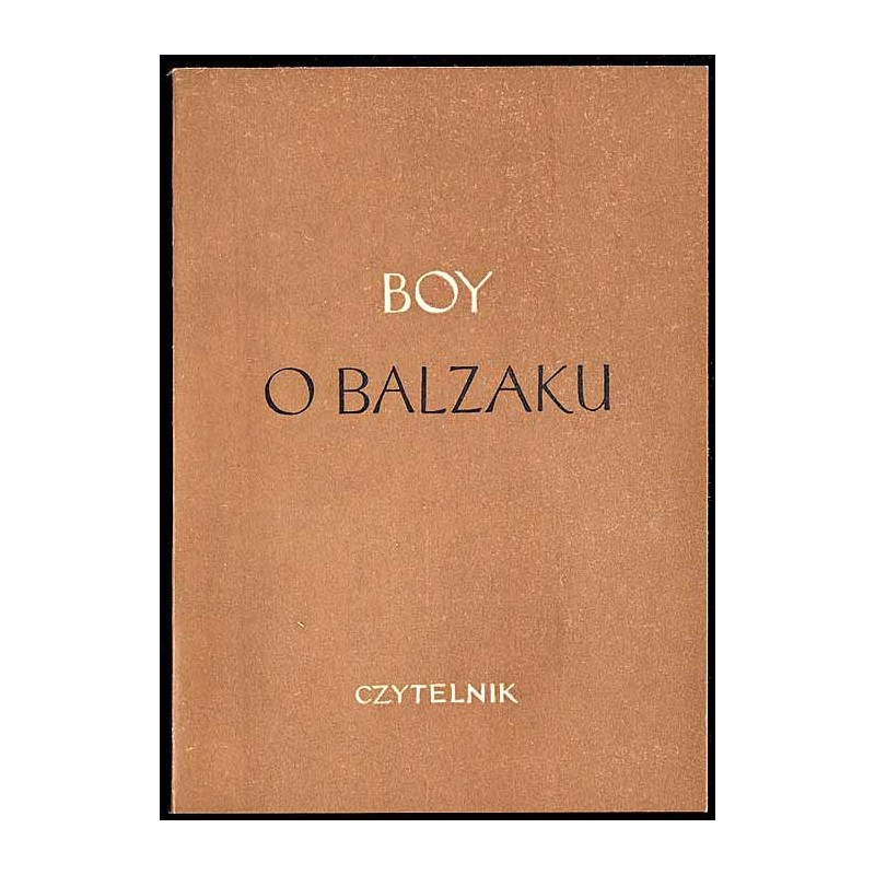 O Balzaku