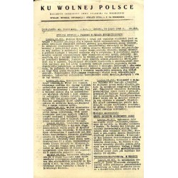 Ku Wolnej Polsce. Biuletyn codzienny Armii Polskiej na Wschodzie. (1943). Nr 312 (24 lipca 1943)