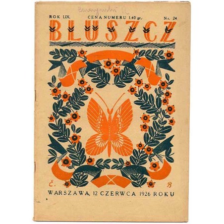 Bluszcz. Pismo tygodniowe ilustrowane dla kobiet. R.59 (1926). Nr 24 (12 czerwca 1926)