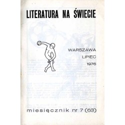 Literatura na Świecie. 1976. Nr 7 (63)