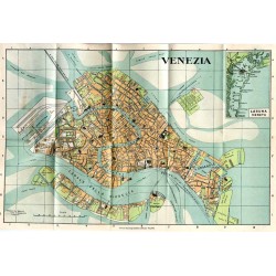 Venedig und Umgebung. Neuester illustrierter Führer mit Plän der Stadt und des Astuariums