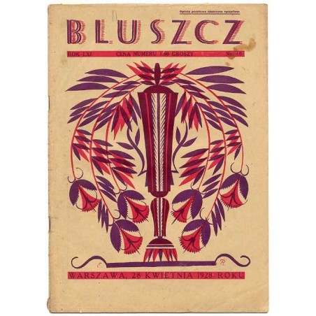 Bluszcz. Społeczno-literacki ilustrowany tygodnik kobiecy. R.61 (1928). Nr 18 (28 kwietnia 1928)