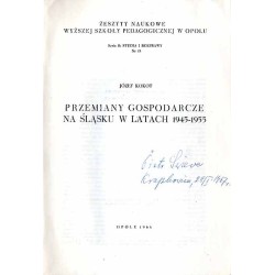 Przemiany gospodarcze na Śląsku w latach 1945-1955