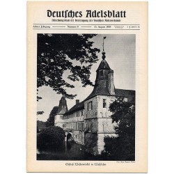 Deutsches Adelsblatt. 8. Jahrgang (1969). Nr 8 (15 VIII 1969) [Schloß Westerwinkel in Westfalen]