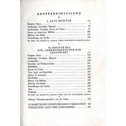 Farbige Gemäldewiedergaben. Systematisches Verzeichnis von 3000 farbentreuen Kunstblättern nach den bedeutendsten Bildern alter