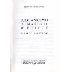 Budownictwo romańskie w Polsce. Katalog zabytków