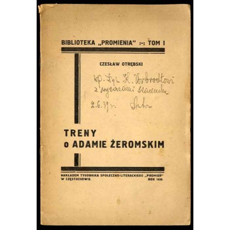 Treny o Adamie Żeromskim
