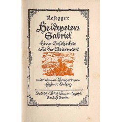 Heidepeters Gabriel. Eine Geschichte aus der Steiermark