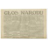 Głos Narodu. R.25 (1917). Nr 185 (6 sierpnia 1917). Wydanie wieczorne