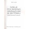Dzieje Polskiego Gimnazjum w Bytomiu w świetle dokumentów i wspomnień