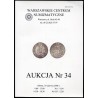 Warszawskie Centrum Numizmatyczne. Aukcja Nr 34. Sobota, 10 czerwca 2006 r