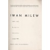 Iwan Milew 1897-1927, Bułgaria, malarstwo, wrzesień 1958, Warszawa, "Zachęta", Plac Małachowskiego 3