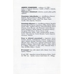 Andrzej Szadkowski. Katalog