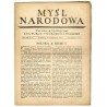 Myśl Narodowa. Tygodnik poświęcony kulturze twórczości polskiej. R.17 (1937). Nr 43 (17 października 1937)