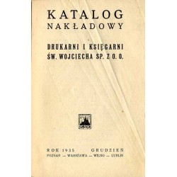 Katalog nakładowy Drukarni i Księgarni św. Wojciecha Sp. z o.o. Rok 1935, Grudzień