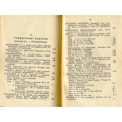 Katalog nakładowy Drukarni i Księgarni św. Wojciecha Sp. z o.o. Rok 1935, Grudzień